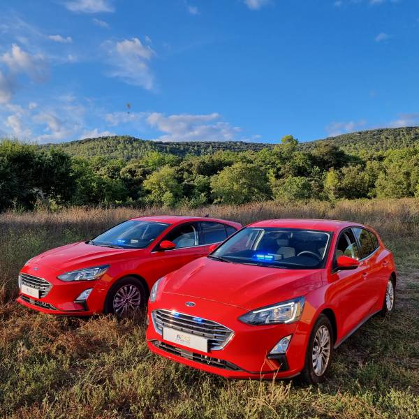 Ford Focus des sapeurs-pompier de l'hérault