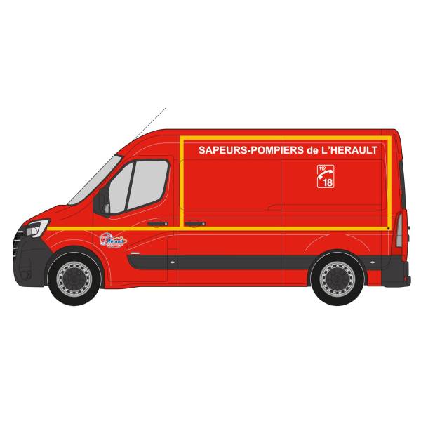 Transformation de véhicules pompiers avec installation de la signalisation réglementaire à Pérols près de Montpellier